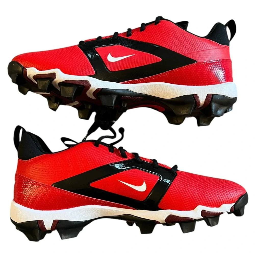 Nike Alpha Menace 4 Shark University Red/White Cleats Brand New Size‎ 10